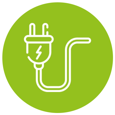 Іконка вилки в розетку WEEE для позначення електроприладів