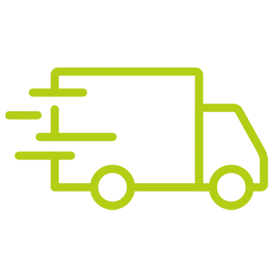 Іконка вантажівки WEEE для позначення логістики та транспортування