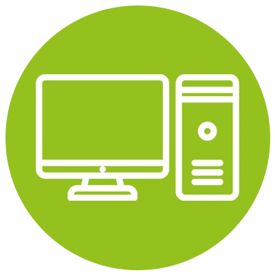 конка монітора та стаціонарного комп’ютера WEEE для позначення електронних відходів